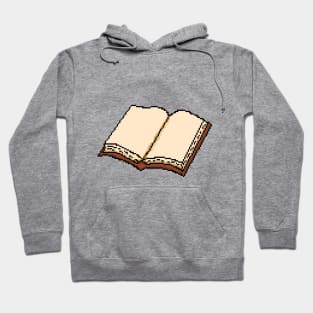 Open Book Pixel Art Hoodie